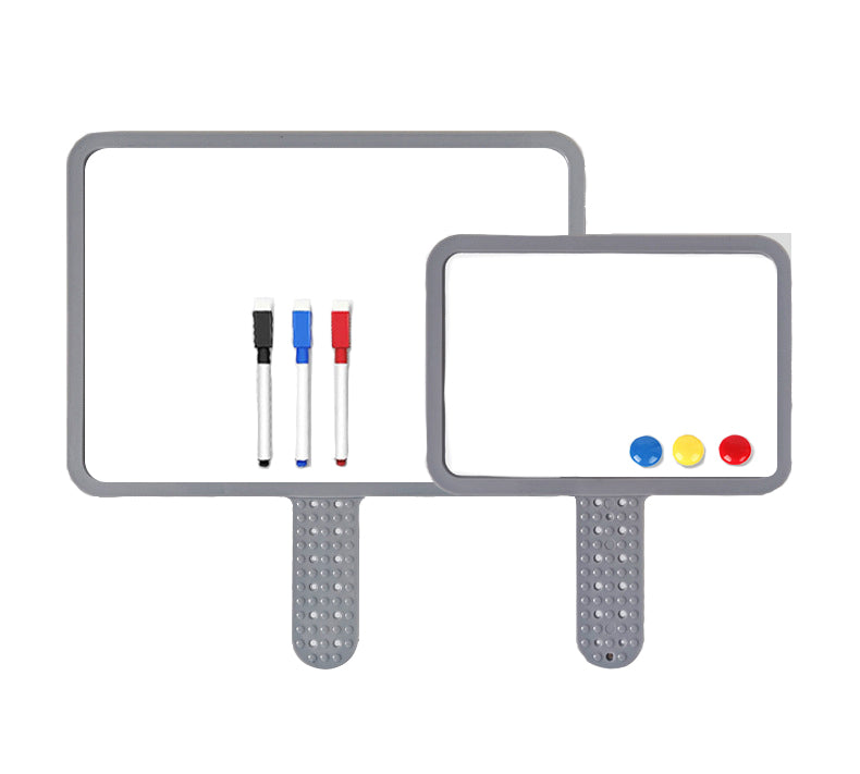 Dry Erase Answer Paddle WhiteBoard, Double Sided Auction Paddles with Handle