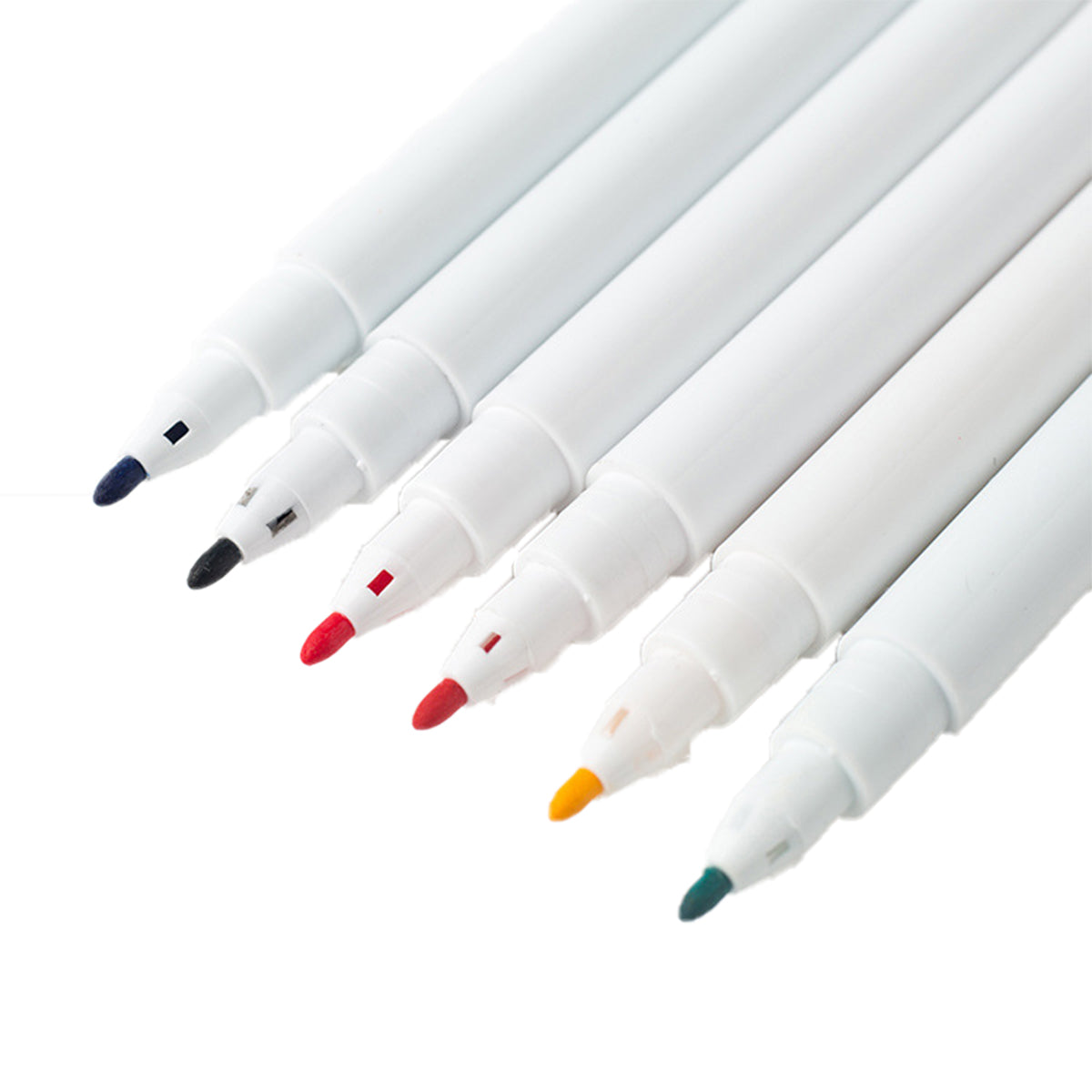 Magnetic Dry Wipe Pens Dry Erase Markers With Eraser Cap Low Odor Fine Tip Whiteboard Pens Pack of 10