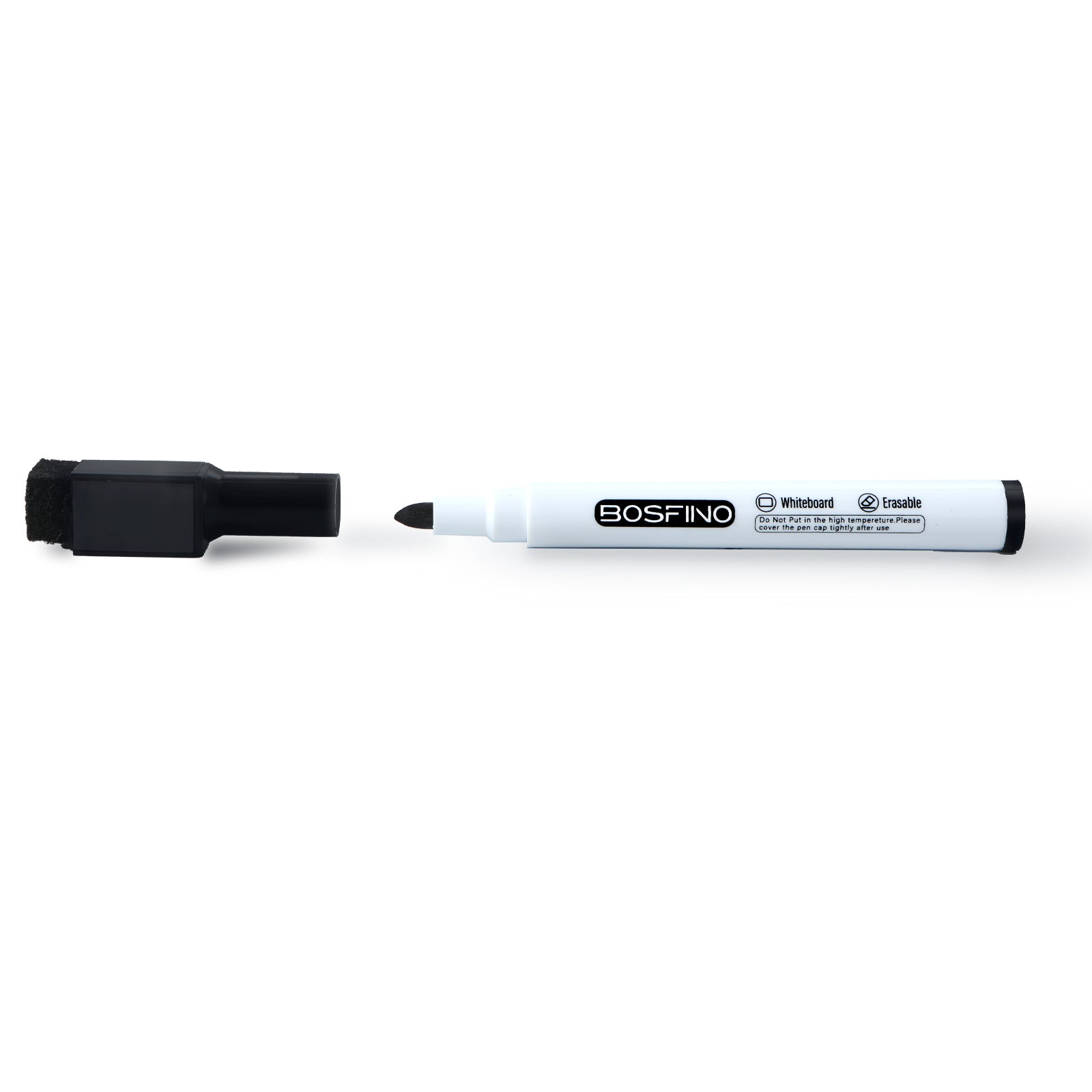 Dry Erase Markers, 3 Pcs Black Magnetic Whiteboard Markers with Erase, Fine Point Dry Erase Markers Perfect For Writing on Whiteboards, Dry Erase Boards