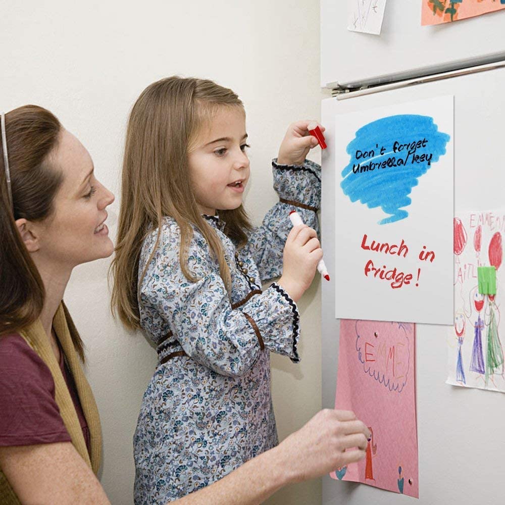 Magnetic Dry Erase Whiteboard Sheet 17" x 12"